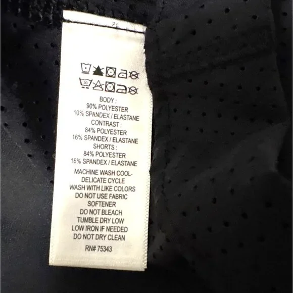 Cynthia Rowley Active Black Athletic Skort With Built-In Shorts XL Polyester/Spa - Picture 3 of 8